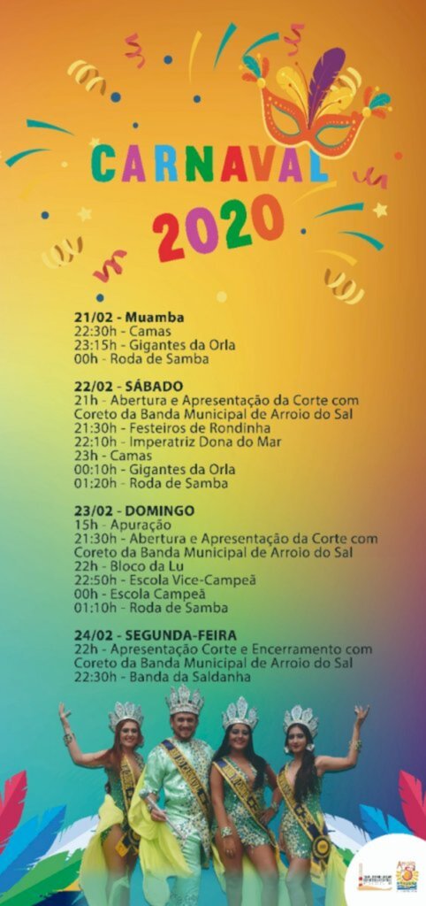 ARROIO DO SAL SE PREPARA PARA O MAIOR E MELHOR CARNAVAL DE RUA DO LITORAL NORTE
