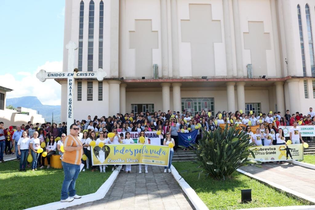 MUNICÍPIO DE PRAIA GRANDE REÚNE A COMUNIDADE NA CAMINHADA DE PREVENÇÃO AO SUICÍDIO