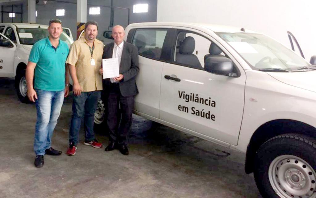 MUNICÍPIO DE MORRINHOS DO SUL RECEBE NOVO VEÍCULO PARA A SECRETARIA DE SAÚDE