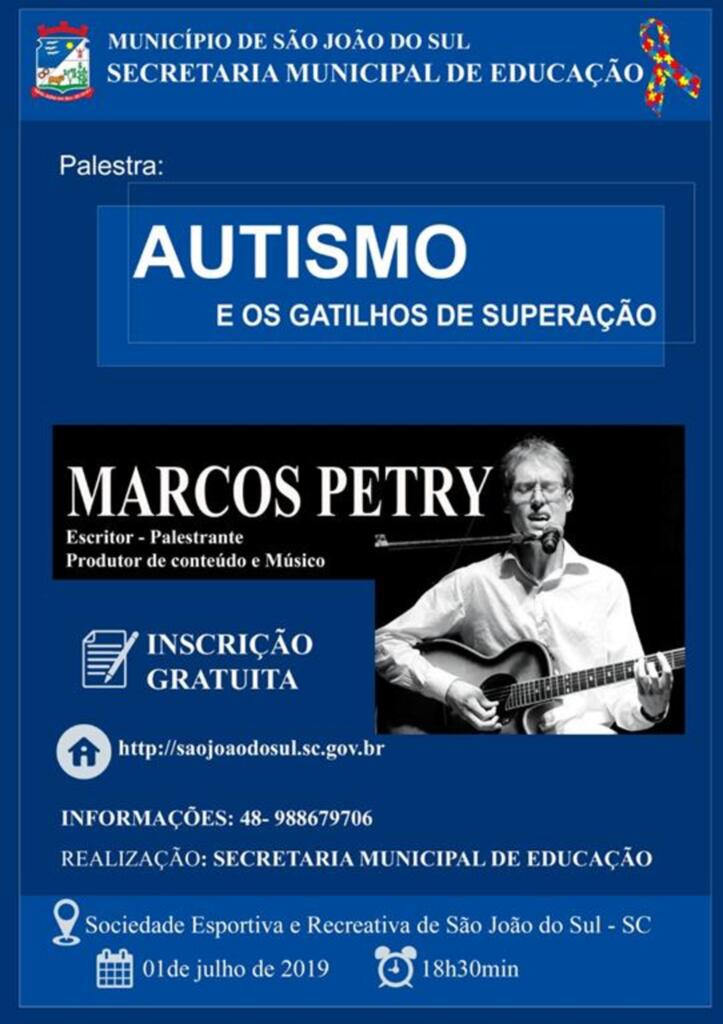 PALESTRA: AUTISMO E OS GATILHOS DE SUPERAÇÃO