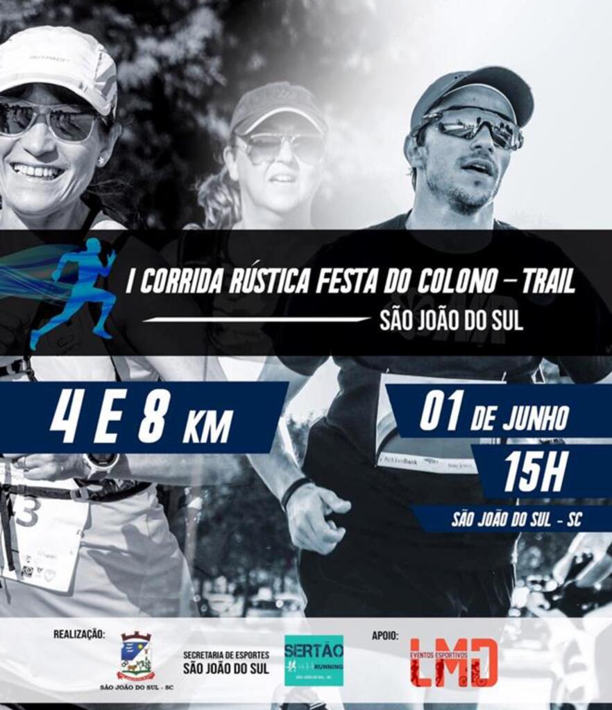 1ª CORRIDA RÚSTICA DA FESTA DO COLONO ACONTECE EM JUNHO