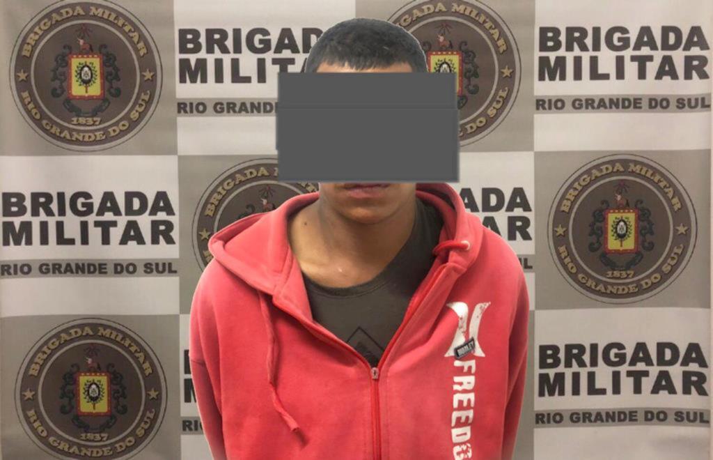 BRIGADA MILITAR  RECAPTURA FORAGIDO
