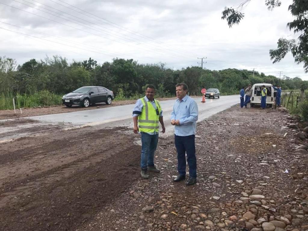 PREFEITO MOACIR TEIXEIRA VISITA OBRA DO ELEVADO DO PIRITÚ EM FASE DE CONCLUSÃO
