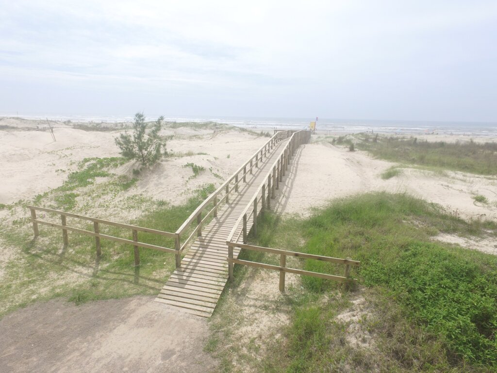 GAIVOTA TEM SETE NOVAS PASSARELAS NA BEIRA-MAR