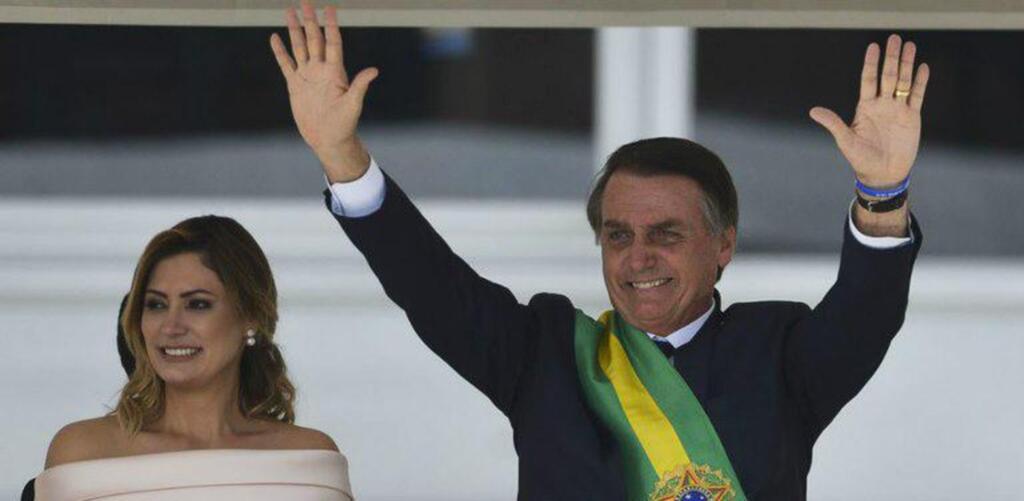 Marcelo Camargo/Agência Brasil - Presidente fez discurso à Nação  logo após receber a faixa presidencial.
