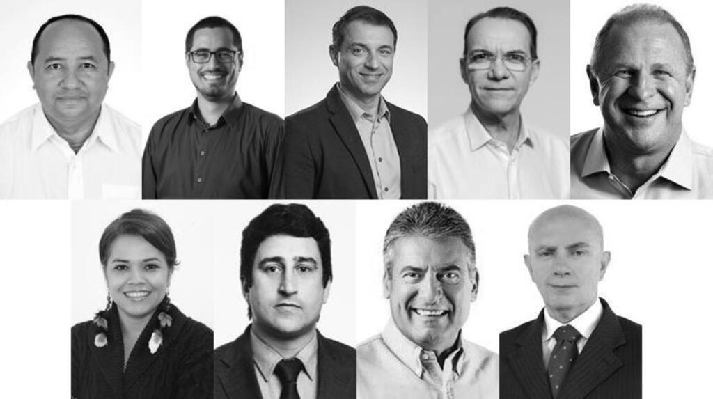 EM SANTA CATARINA SÃO 09 CANDIDATOS  AO GOVERNO DO ESTADO