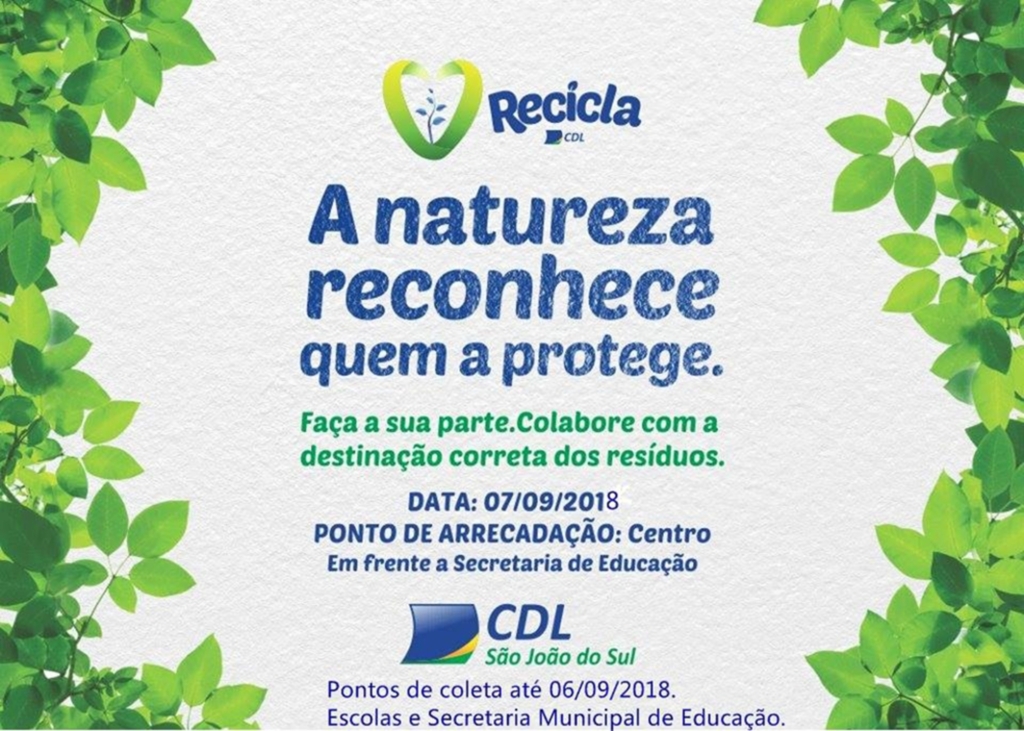 CDL REALIZA CAMPANHA PARA COLETA DE LIXO ELETRÔNICO