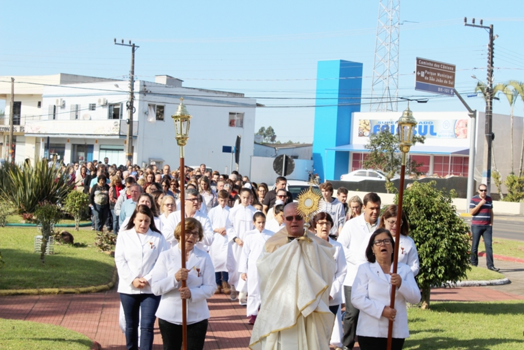 CORPUS CHRISTI SERÁ CELEBRADO  NA PARÓQUIA SÃO JOÃO BATISTA