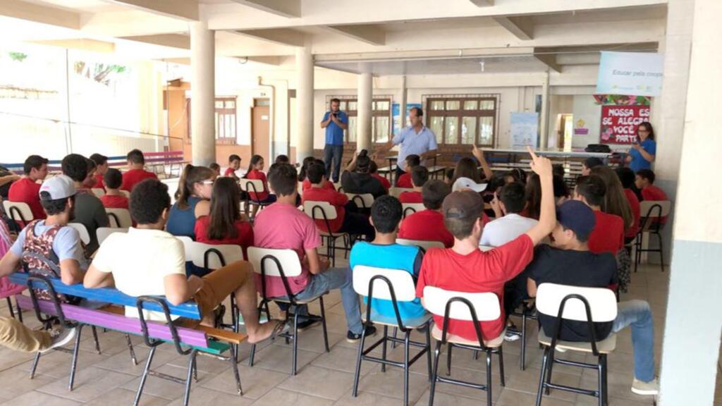 SAMAE - ÁGUA DOS CANYONS PROMOVE  CONSCIENTIZAÇÃO NA ESCOLA