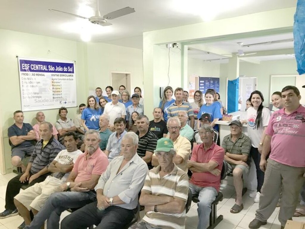 SÃO JOÃO DO SUL ENCERRA O NOVEMBRO AZUL COM CHAVE DE OURO