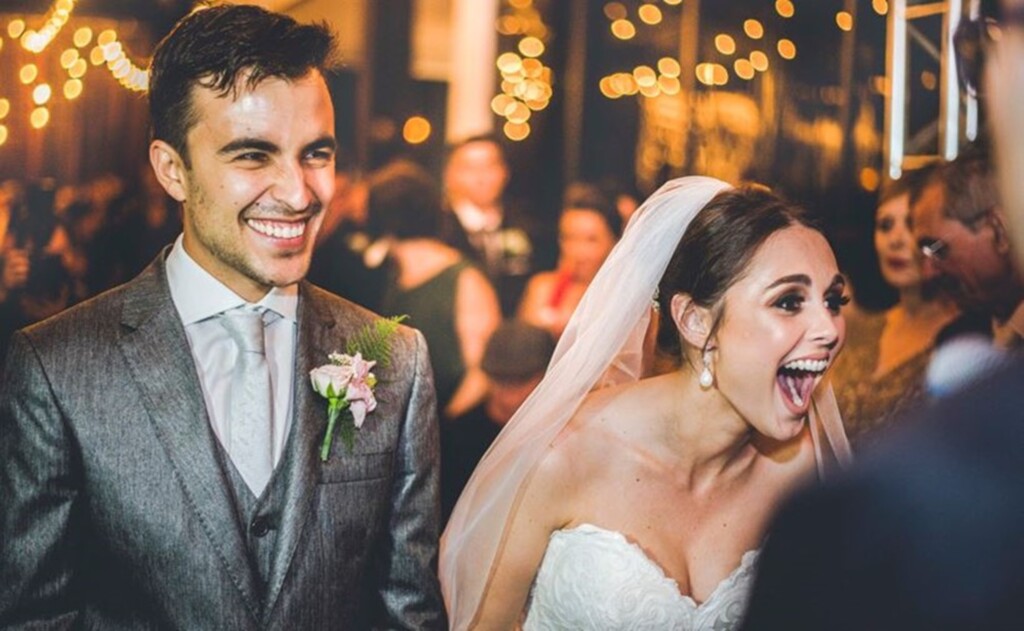 - Vira-lata em casamento surpreendeu noivos em Laranjal Paulista (Foto: Arquivo Pessoal/Felipe Paludetto)