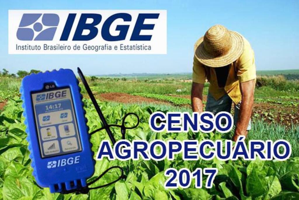 CENSO AGROPECUÁRIO  COMEÇA EM TODO O BRASIL