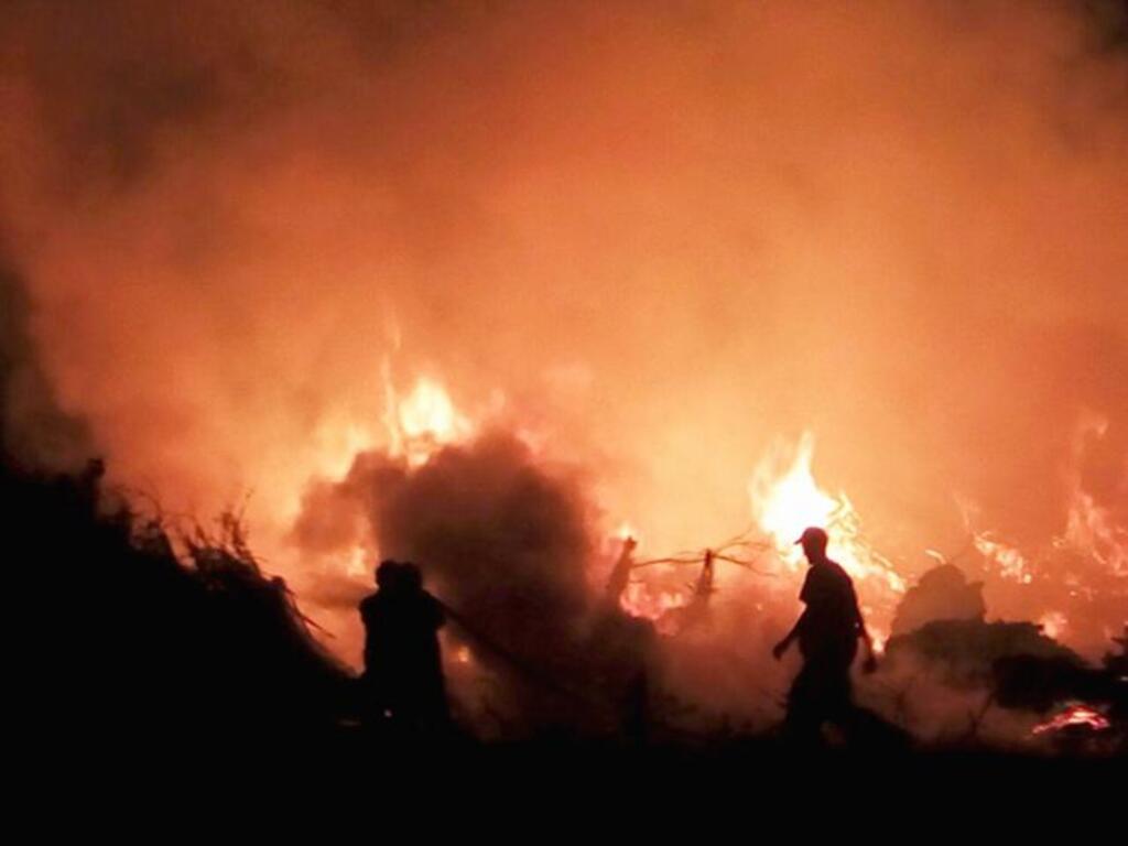 INCÊNDIO ASSUSTA MORADORES EM PRAIA GRANDE