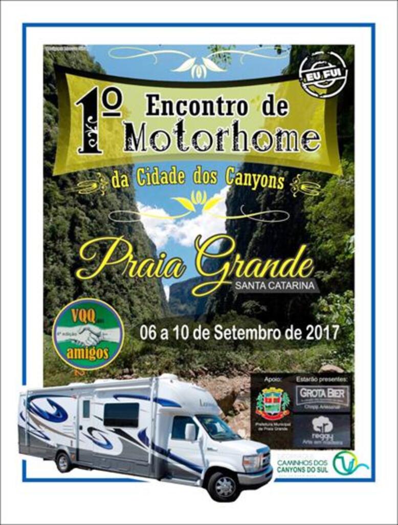 MAIS DE 160 MOTORHOMES SÃO ESPERADOS PARA O 1º ENCONTRO DA CIDADE DOS CANYONS