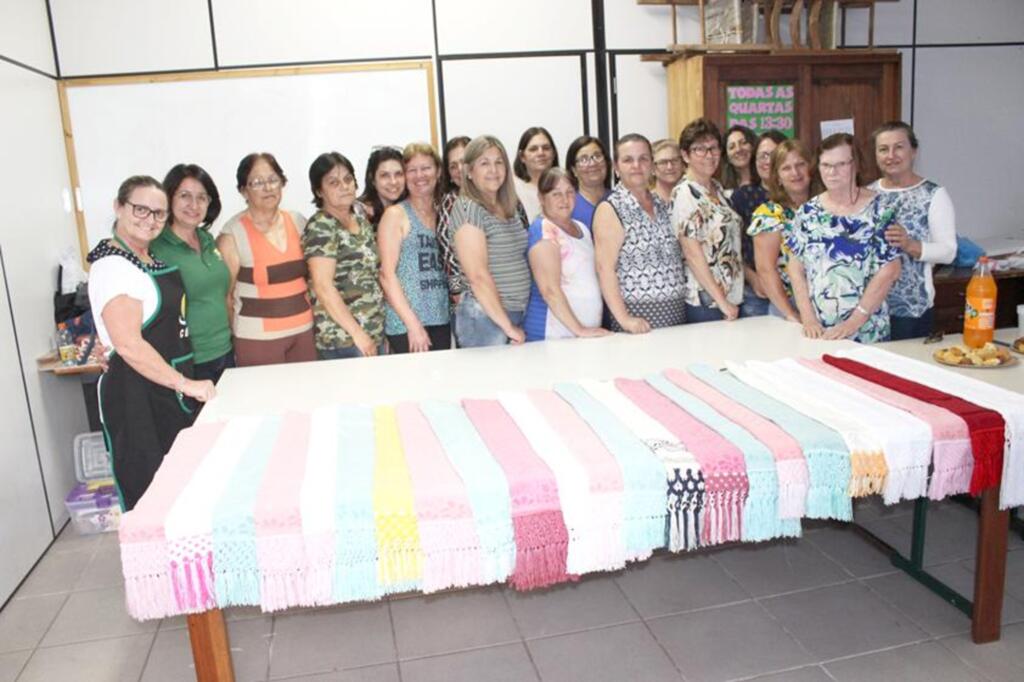 ENCERRAMENTO DO  CURSO DE MACRAMÊ EM SÃO JOÃO DO SUL