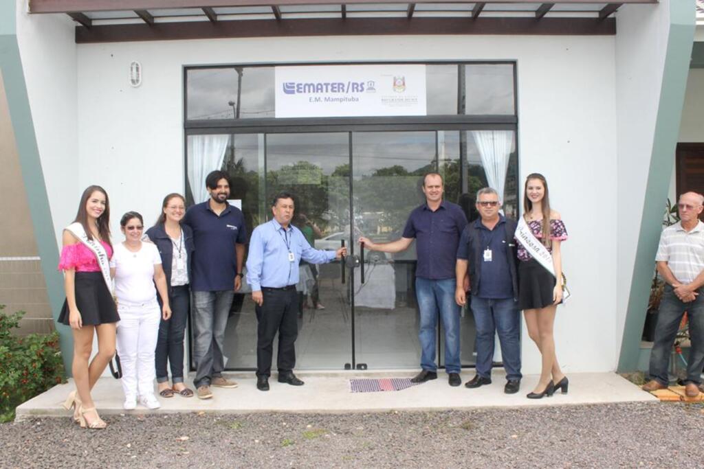 NOVA SEDE DA EMATER É INAUGURADA EM MAMPITUBA