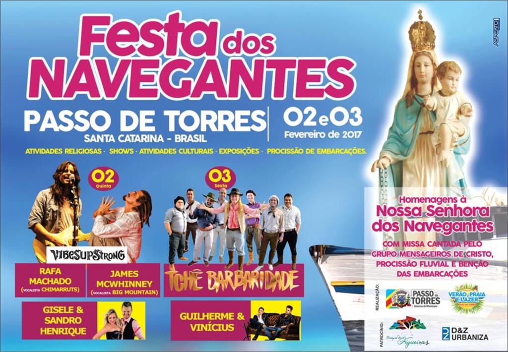 FESTA DE NOSSA SENHORA DOS NAVEGANTES TERÁ PROCISSÃO FLUVIAL E SHOWS MUSICAIS