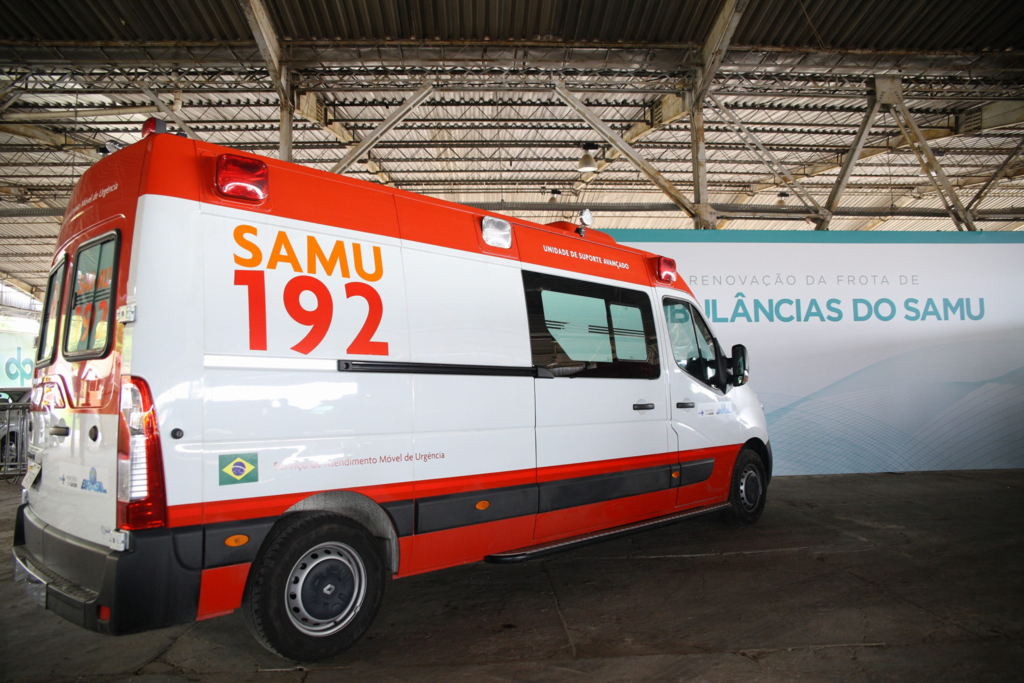 FROTA DO SAMU É RENOVADA COM 61 AMBULÂNCIAS NO RIO GRANDE DO SUL