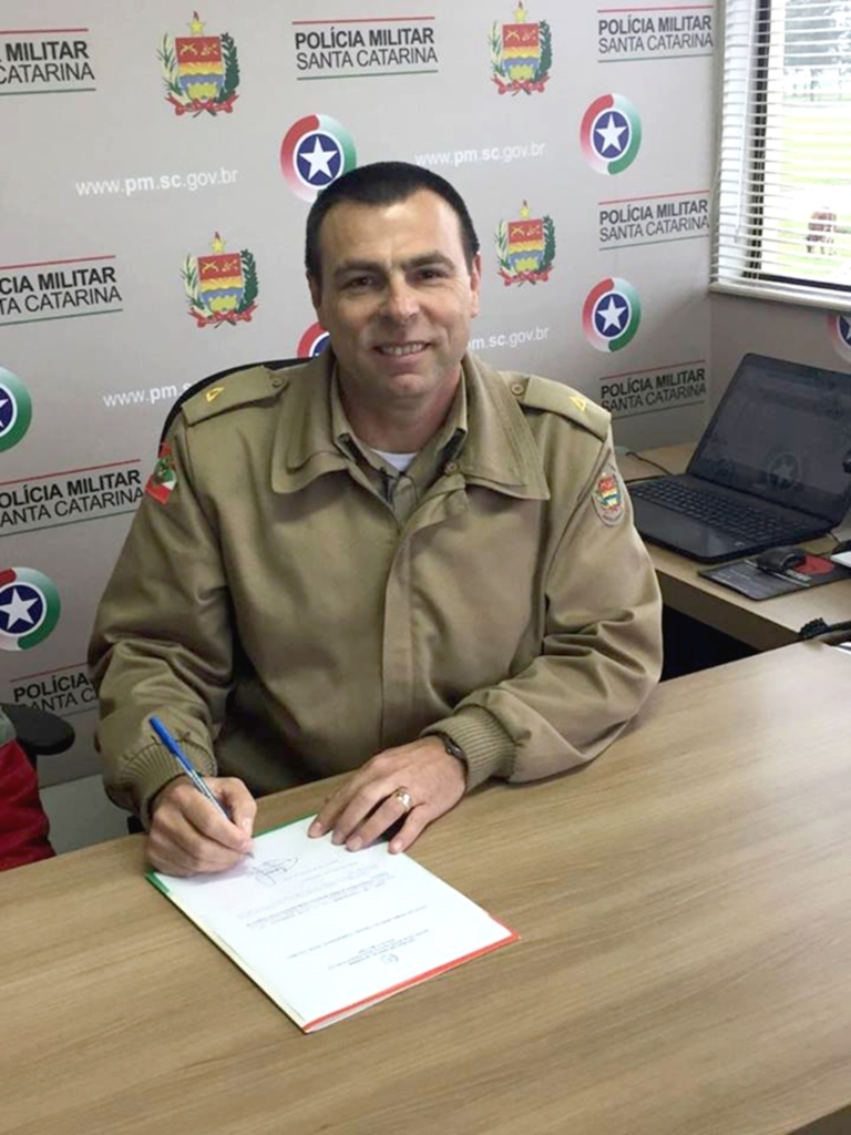 JOÃO LUIZ CASAGRANDE ENTRA PARA RESERVA DA POLÍCIA MILITAR DE SANTA CATARINA