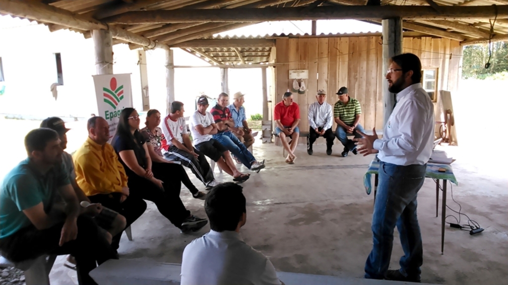 EPAGRI REALIZA REUNIÃO COM PRODUTORES DE ARROZ IRRIGADO EM SÃO JOÃO DO SUL