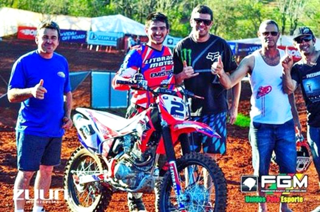 CÁSSIO ANACLETO CONQUISTA O CAMPEONATO GAÚCHO DE MOTOCROSS 2016