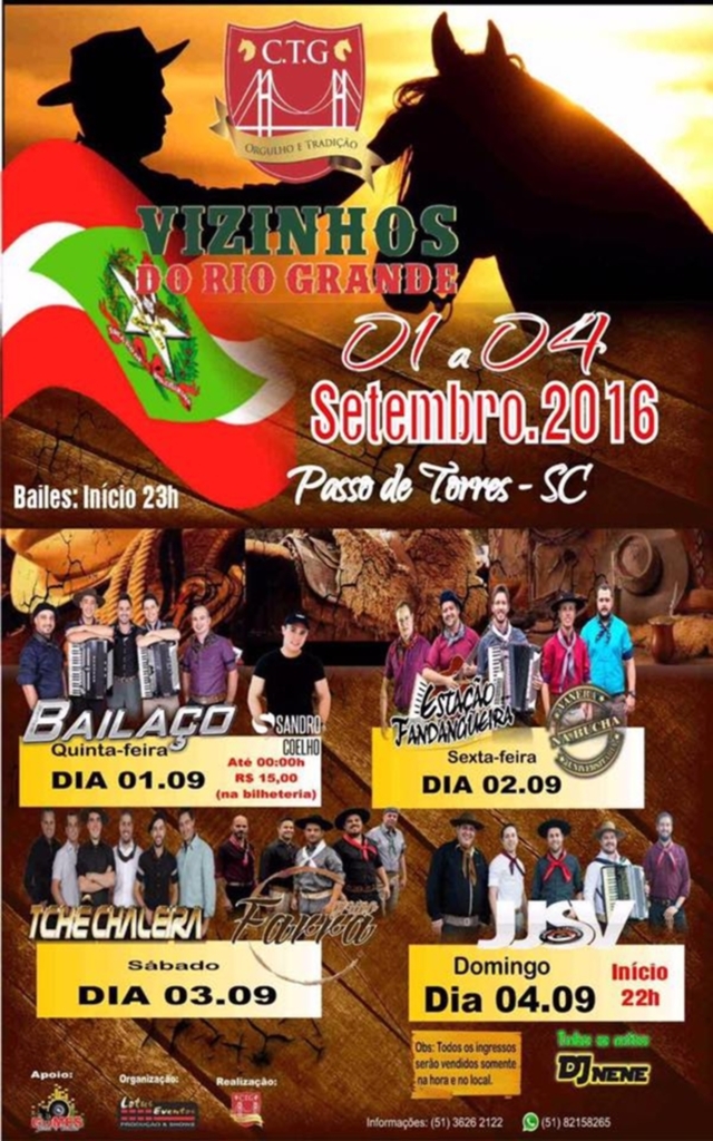TUDO PRONTO PARA O 1º RODEIO DO CTG VIZINHOS DO RIO GRANDE
