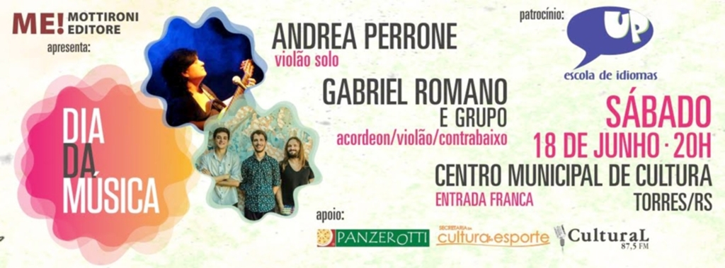 TORRES REALIZARÁ COMEMORAÇÃO AO DIA DA MÚSICA