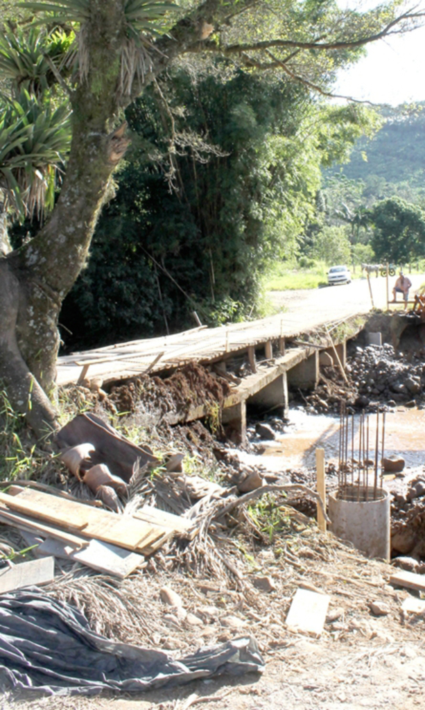 OBRA DE CONSTRUÇÃO DA PONTE DE ROÇA DA ESTÂNCIA INICIA EM MAMPITUBA