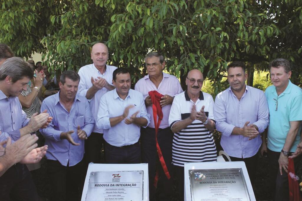 SÃO JOÃO DO SUL INAUGURA RODOVIA DA INTEGRAÇÃO EM FORQUILHINHA