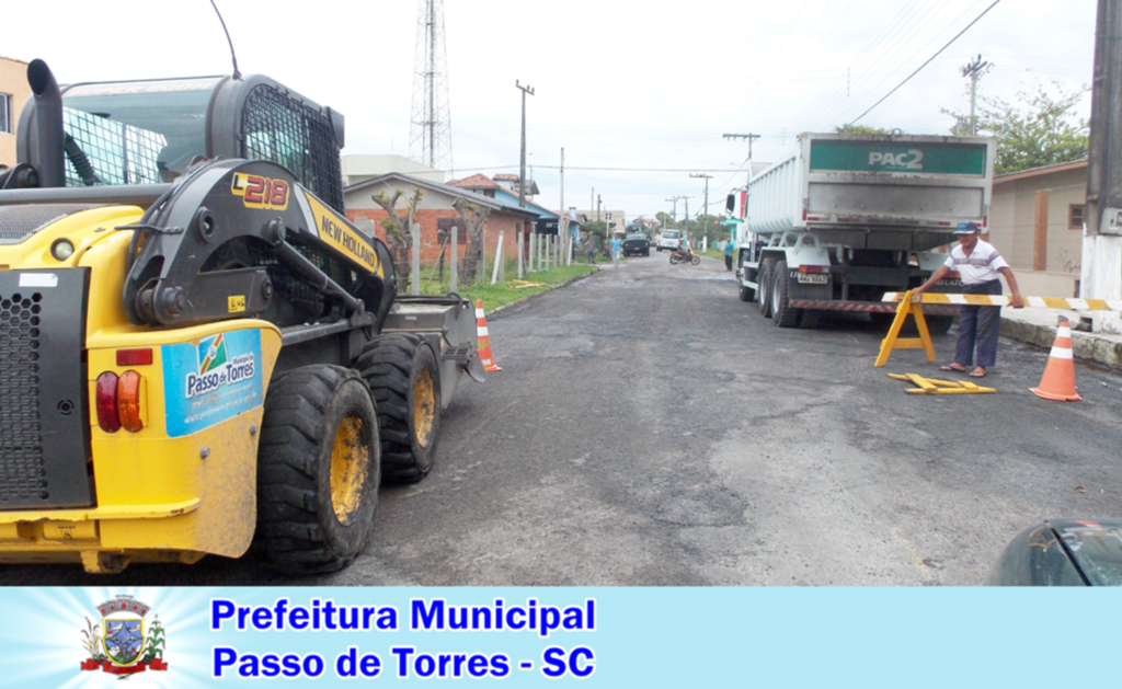 REVITALIZAÇÃO DE  PAVIMENTAÇÕES COMEÇAM EM PASSO DE TORRES