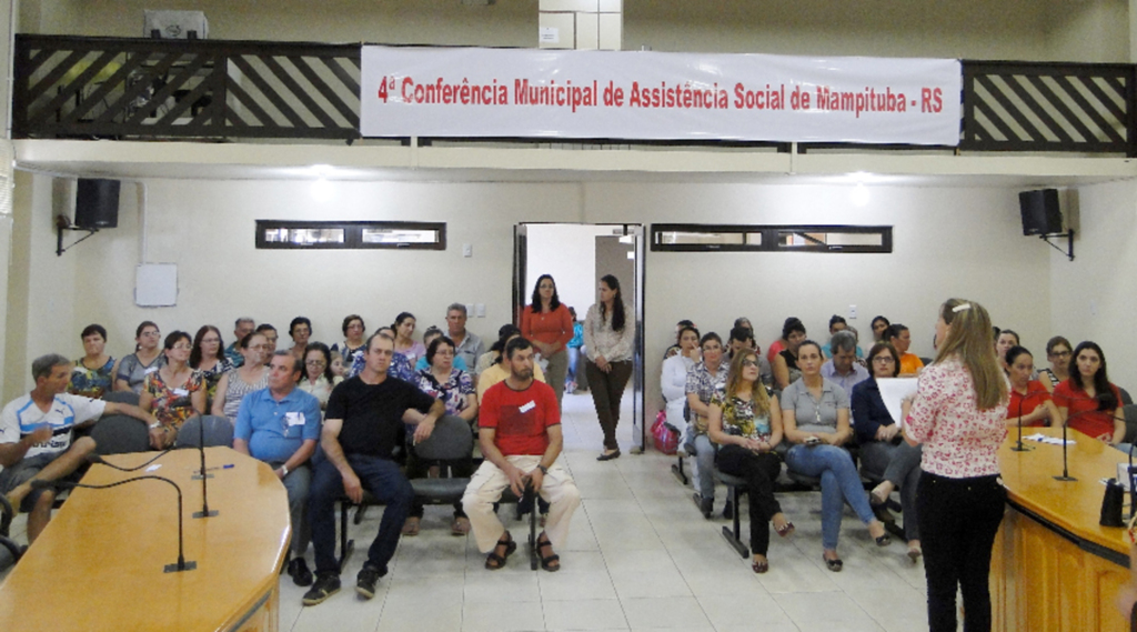 MAMPITUBA REALIZA SUA IV CONFERÊNCIA DA ASSISTÊNCIA SOCIAL