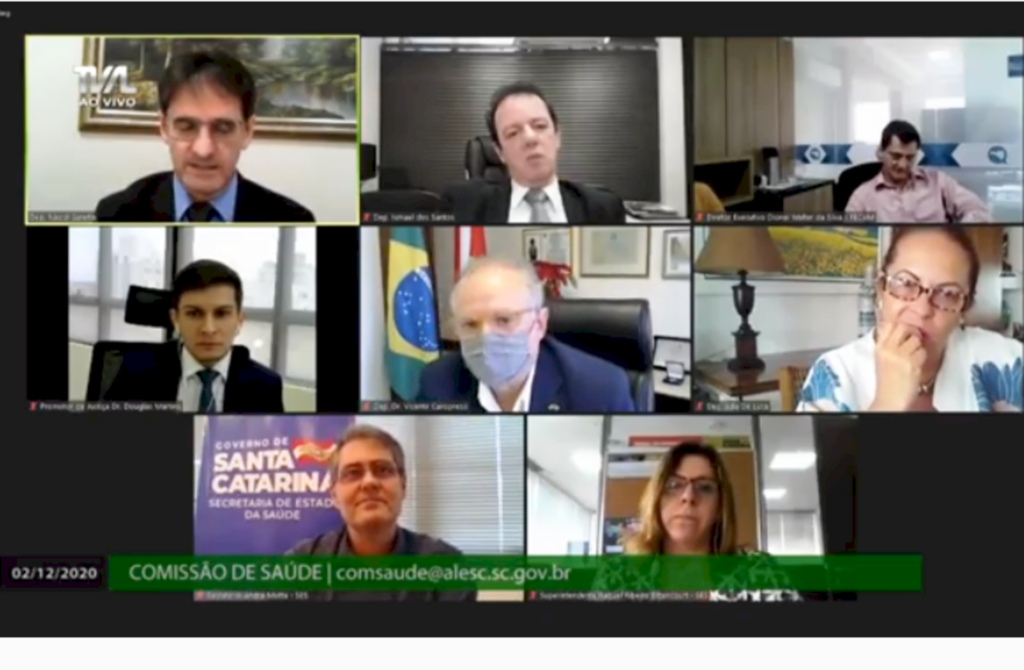 Reprodução - Comissão de Saúde discutiu adoção de vacina em SC