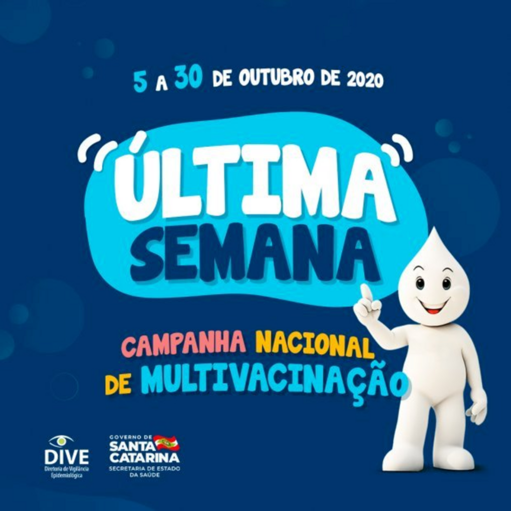 CAMPANHAS DE MULTIVACINAÇÃO E VACINAÇÃO CONTRA A POLIOMIELITE TERMINAM NESTA SEXTA, DIA 30