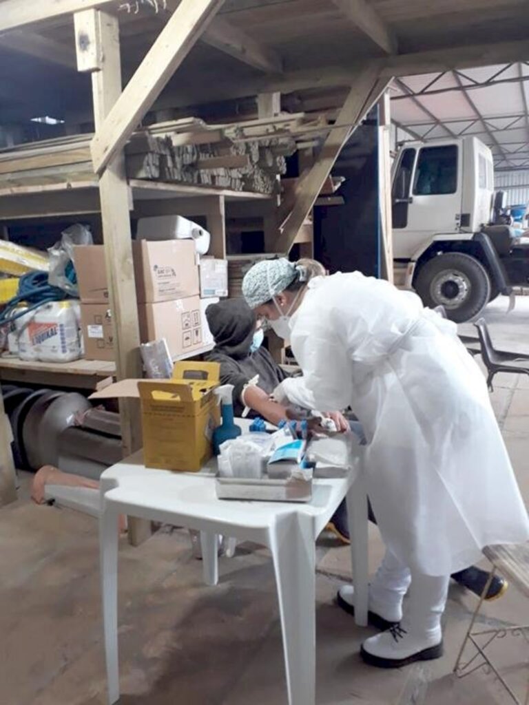 SECRETARIA DE SAÚDE INICIA NOVO PROCESSO  DE TESTAGEM PARA COVID-19 EM MAMPITUBA