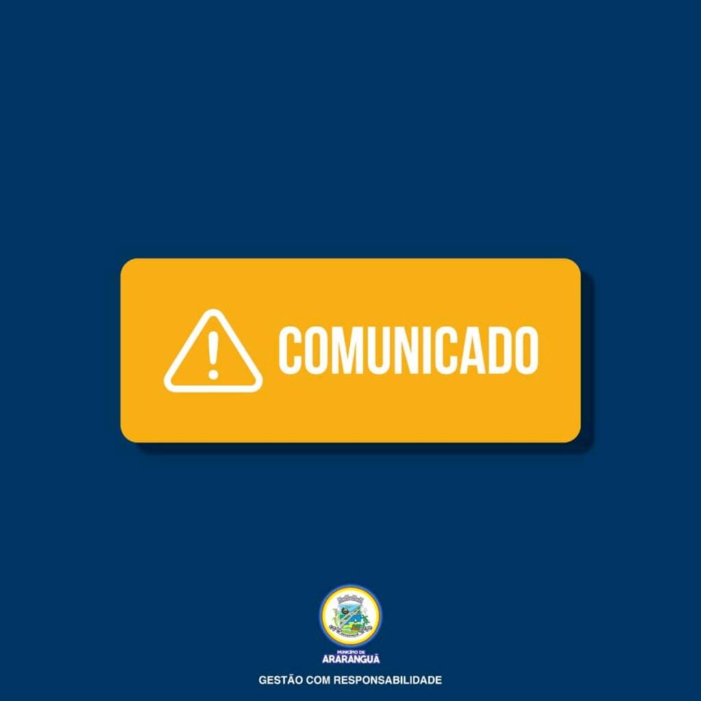 ARARANGUÁ CONFIRMA NESTA QUARTA-FEIRA (29) MAIS DUAS MORTES POR COVID-19
