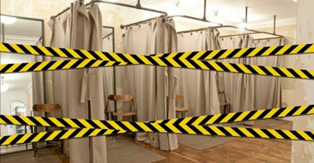 PRECAUÇÃO: EM TORRES, PERMANECE PROIBIÇÃO DE PROVA DE ROUPAS E CALÇADOS NO COMÉRCIO