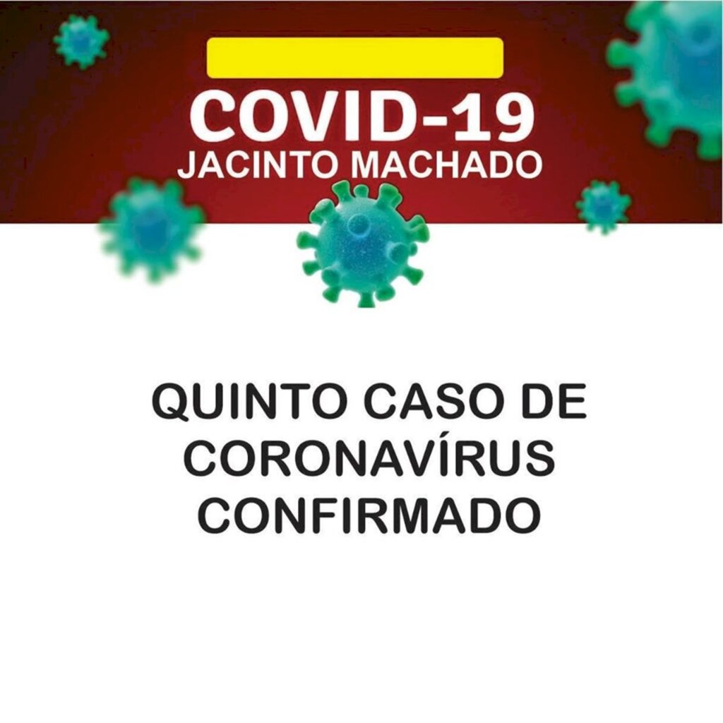 NOVO CASO DE COVID-19 É REGISTRADO EM JACINTO MACHADO