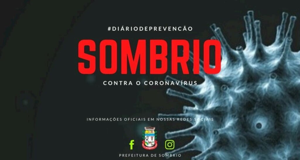 SOMBRIO TEM 04 CASOS CONFIRMADOS DE CORONAVÍRUS