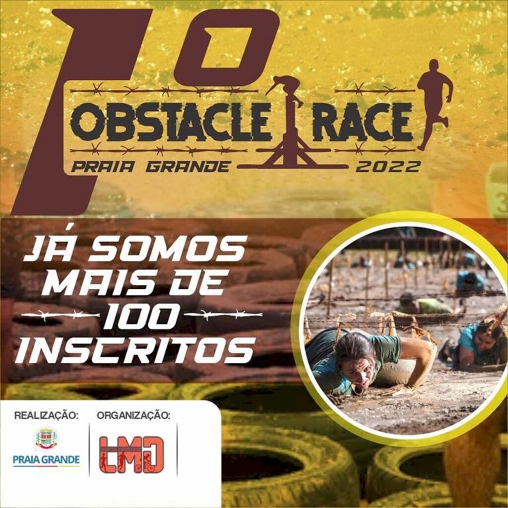 CORRIDA DE OBSTÁCULOS SERÁ REALIZADA DIA 1º DE MAIO EM PRAIA GRANDE
