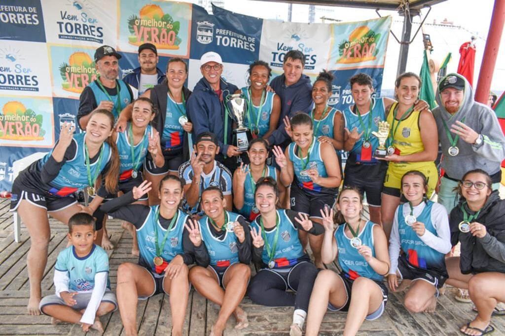 CAMPEONATO PRAIANO DE BEACH SOCCER  DE TORRES DEFINIU OS ÚLTIMOS CAMPEÕES