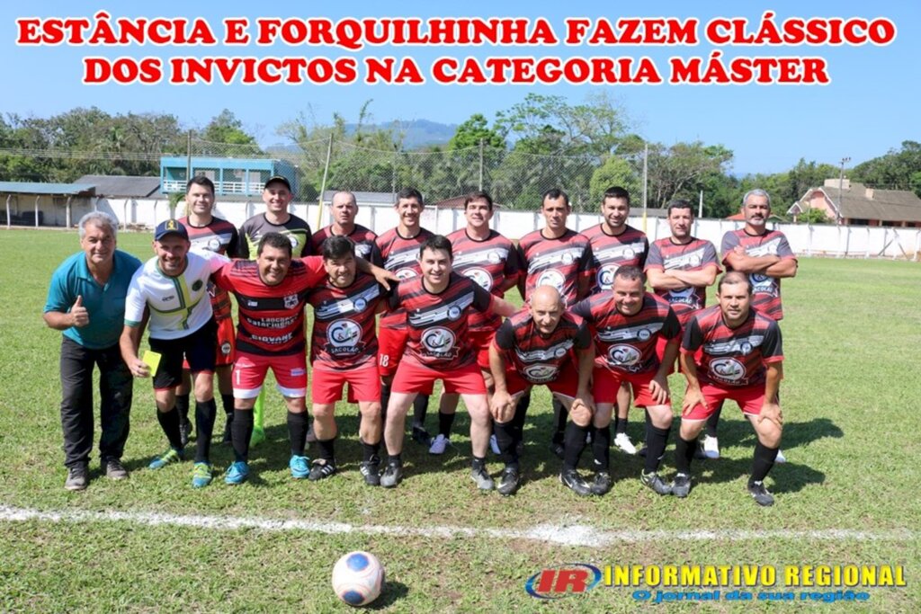 ESTÂNCIA E FORQUILHINHA FAZEM CLÁSSICO DOS INVICTOS NA CATEGORIA MÁSTER