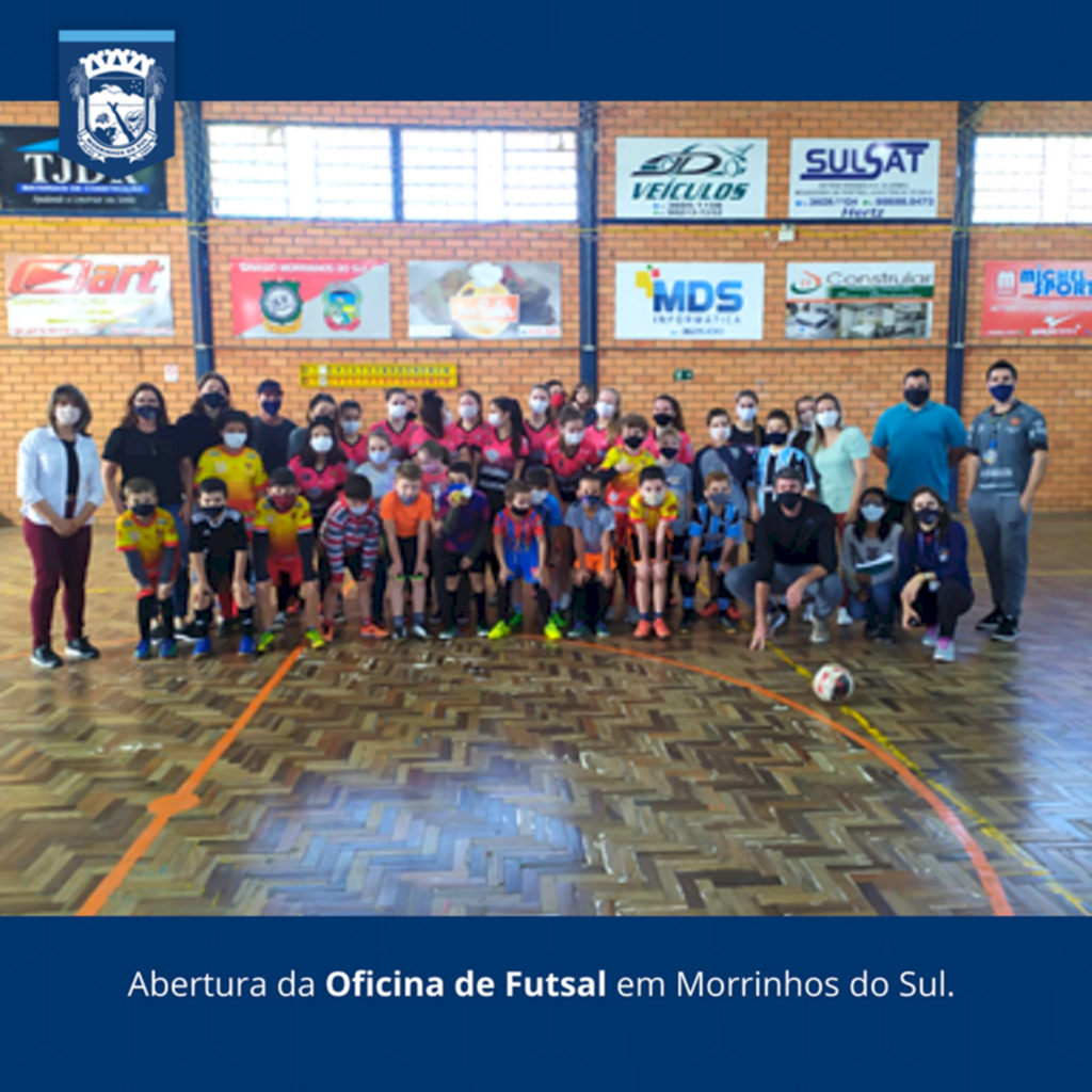 OFICINA DE FUTSAL INICIA NO MUNICÍPIO DE MORRINHOS DO SUL