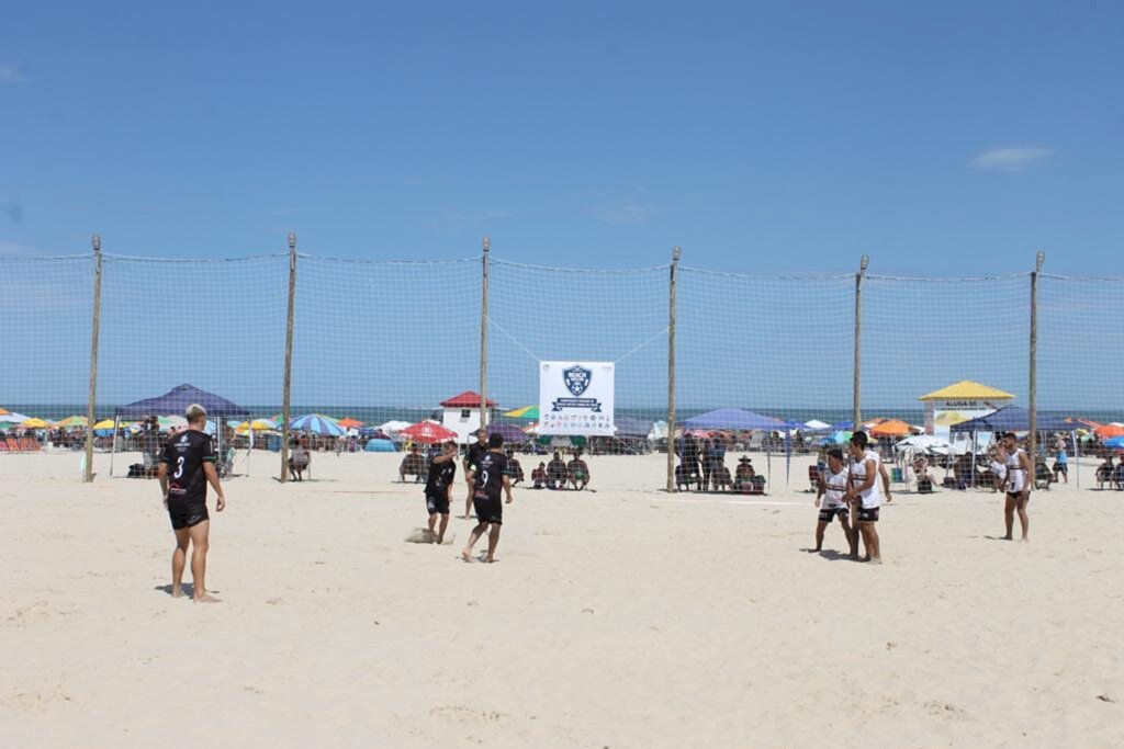 CAMPEONATO PRAIANO  DE BEACH SOCCER DE TORRES SEGUE COM BONS JOGOS