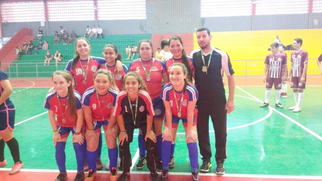 MENINAS DE  PRAIA GRANDE SÃO  VICE-CAMPEÃS DO JESC