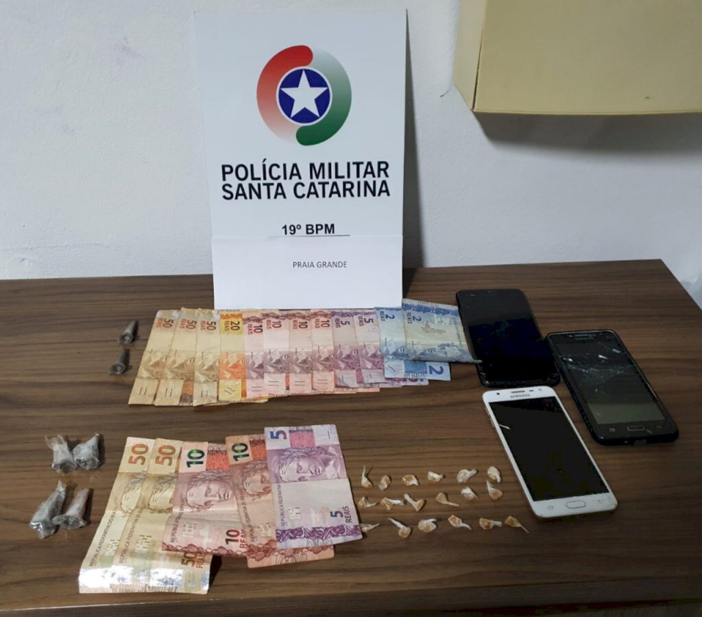 OPERAÇÃO SATURAÇÃO APREENDE DROGAS, DINHEIRO E OBJETOS ORIUNDOS DO CRIME EM PRAIA GRANDE