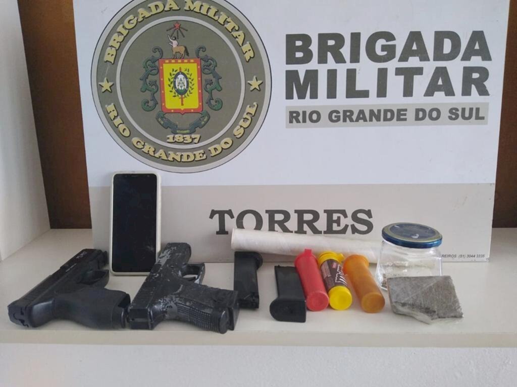 BRIGADA MILITAR REALIZA PRISÕES  EM TORRES
