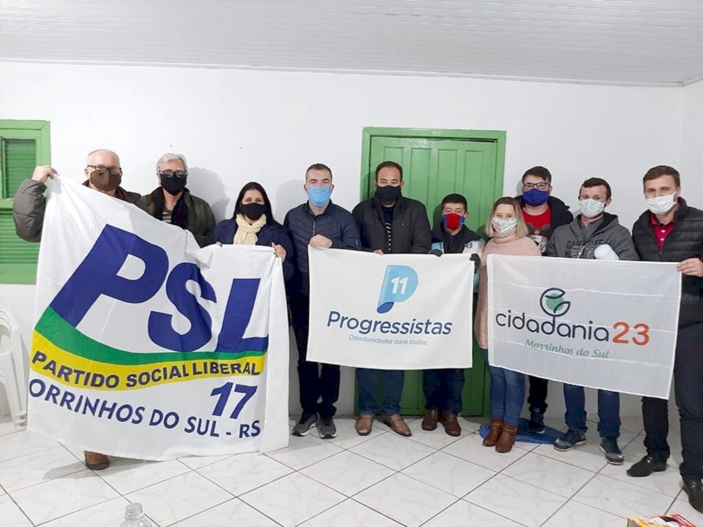 PROGRESSISTAS, PSL E  CIDADANIA JUNTOS EM MORRINHOS DO SUL