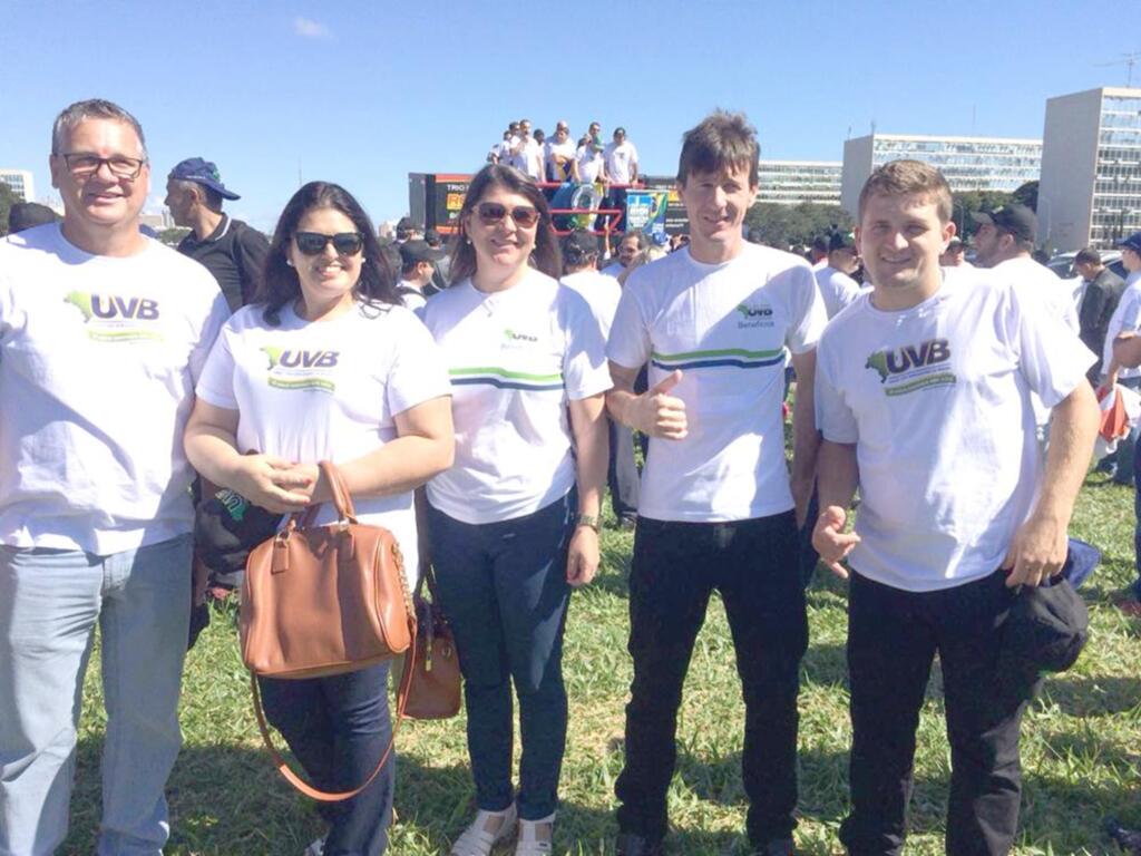 VEREADORES REPRESENTAM  MORRINHOS DO SUL NA XVI MARCHA DOS VEREADORES EM BRASÍLIA
