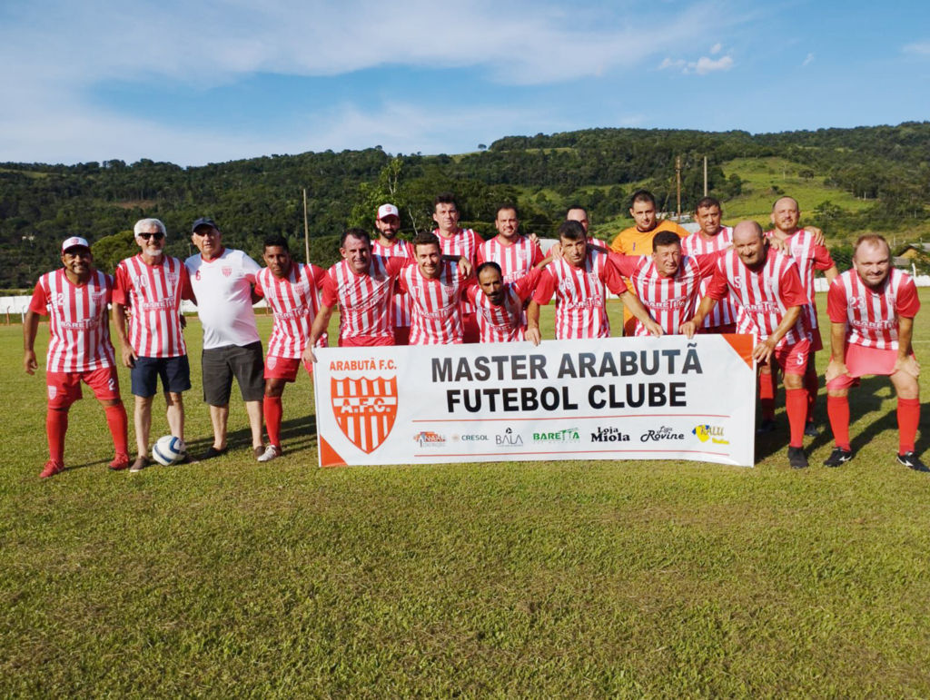 Master do Arabutã estreia novo uniforme com patrocínio do Baretta Pré-Moldados