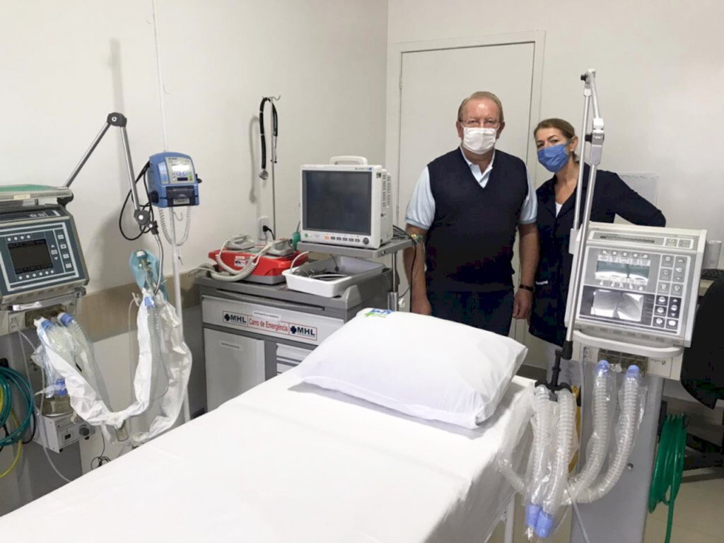 Cooperja e Sicoob Credija doam respiradores e materiais para hospitais